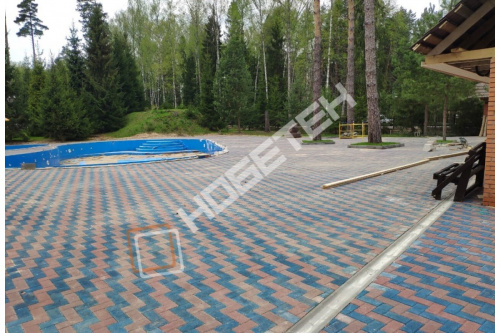 Брусчатка Нобетек (2П4ф) Прямоугольник Колор микс